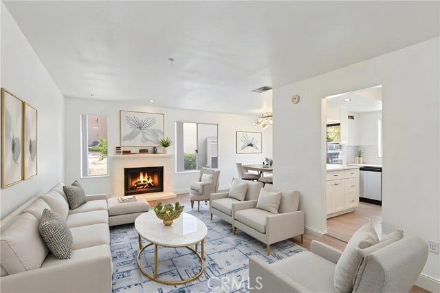 Photo has been digitally altered with staging.  