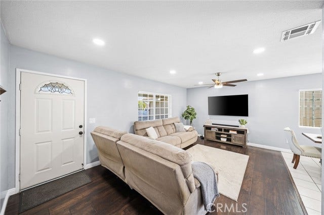 Interior entrance to living room