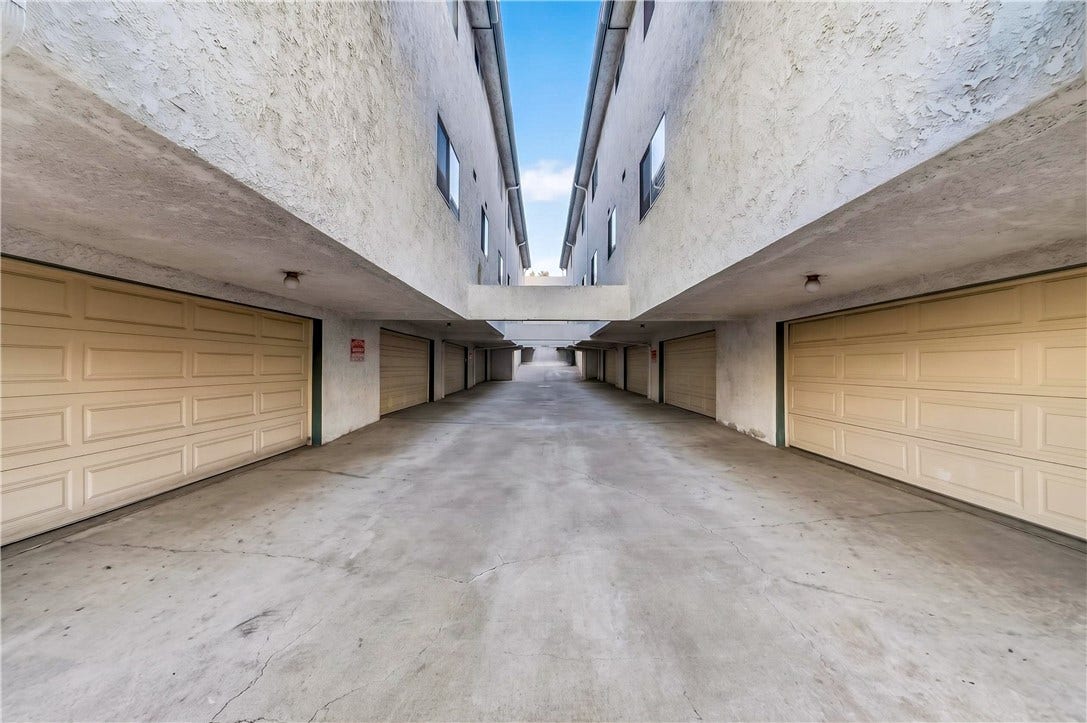 Private spacious two-car garage has direct access to the home.