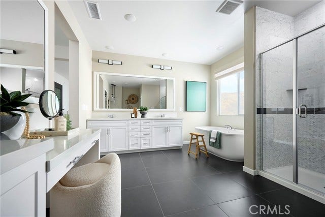 26159 Pepper Tree Ridge RD, Corona, CA 92883 Model Photos: Photos shown are of the model home for this floor plan. Actual finishes, features, and landscaping may vary.