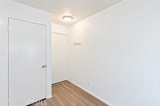 Entry with storage closet 