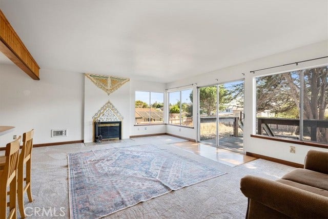 549 Los Osos Valley Road, Los Osos, CA 93402 Upper Level Family Room with Fireplace