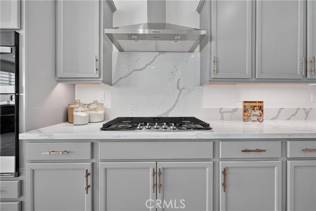 Built in range & hood