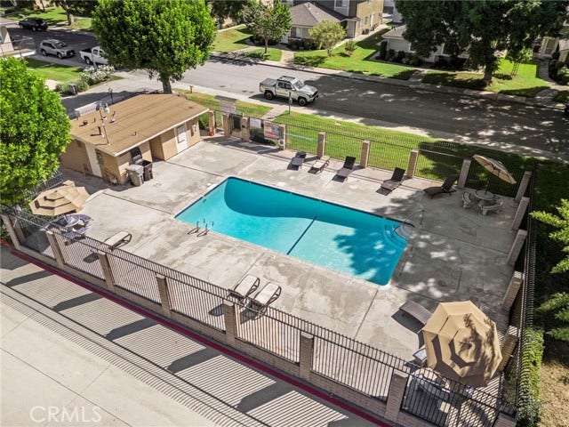 3125 N White AVE, #4, La Verne, CA 91750 Another view of the community pool area featuring plenty of space for lounging and enjoying sunny La Verne days.