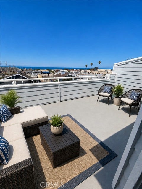 407 Anita, #B, Redondo Beach, CA 90278 Spacious Deck with Ocean Views