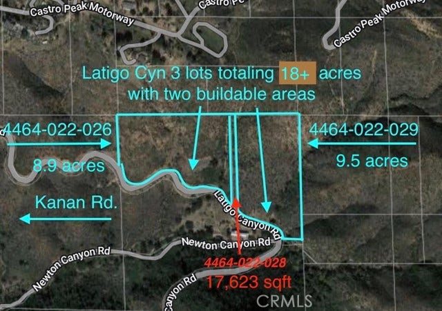 Property photo for 0 Latigo Cyn APN: 4464-022-026, Malibu, CA
