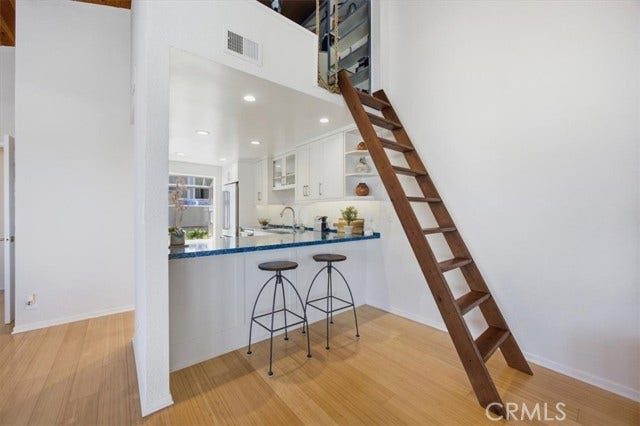 Ladder/Steps to "office"