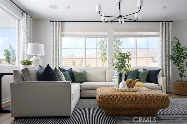26159 Pepper Tree Ridge RD, Corona, CA 92883 Model Photos: Photos shown are of the model home for this floor plan. Actual finishes, features, and landscaping may vary.