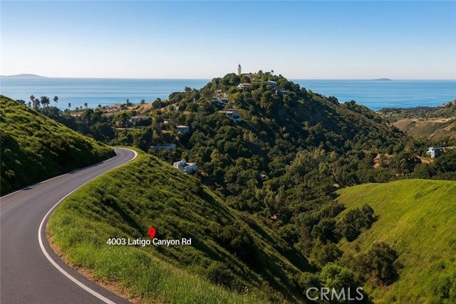 Property photo for 4003 Latigo Canyon, Malibu, CA