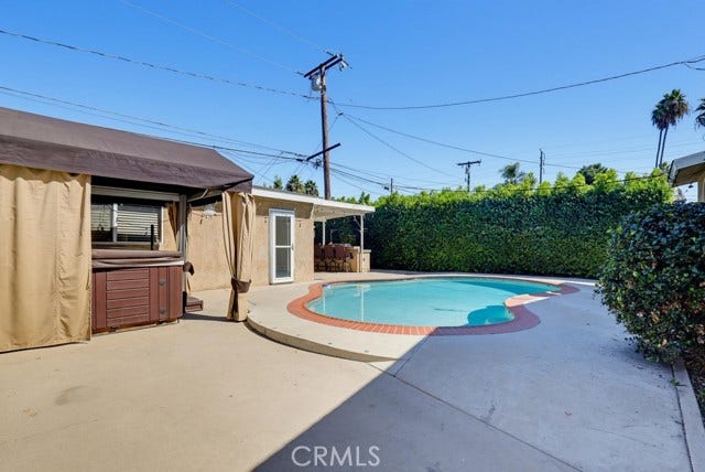 1901 E 63rd, Long Beach, CA 90805 Another view of pool and spa with gazebo cover.