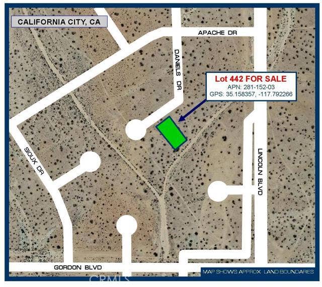 Property photo for 0 Daniels Drive, California City, CA