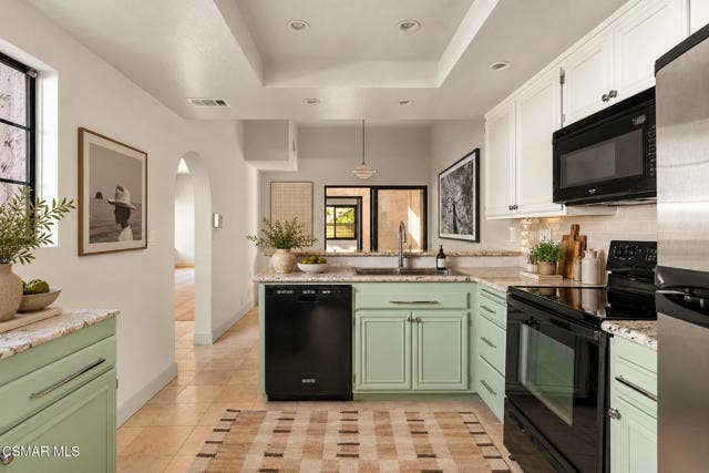 Virtually Staged Kitchen