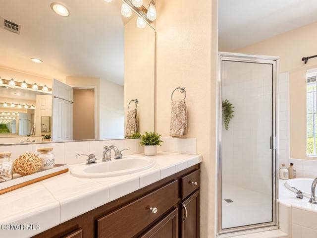 Warm Neutral Spa Bathroom Vanity