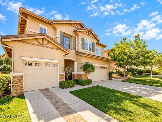 Sunlit Beige Suburban Dream Home