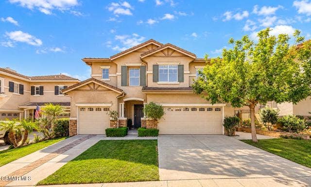 Sunlit Beige Suburban Home Facade - Copy