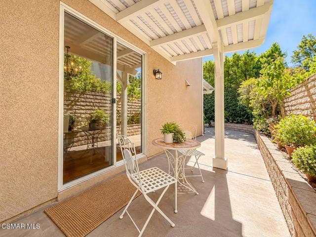 Sunny Bistro Patio Garden Retreat