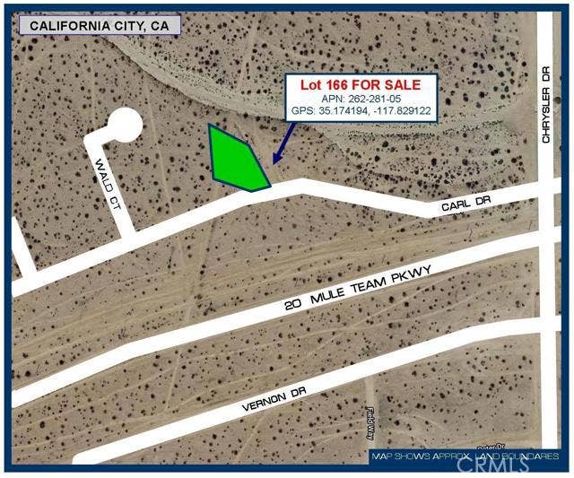 Property photo for 0 Carl Drive, California City, CA