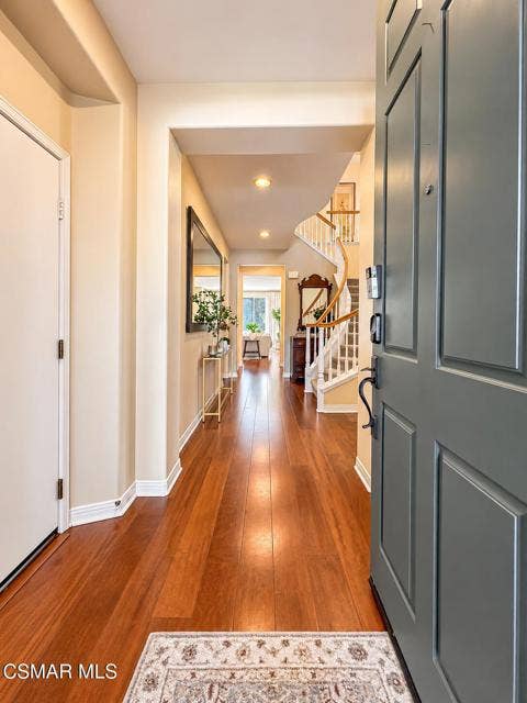 Welcoming Warm-Toned Entry Hallway